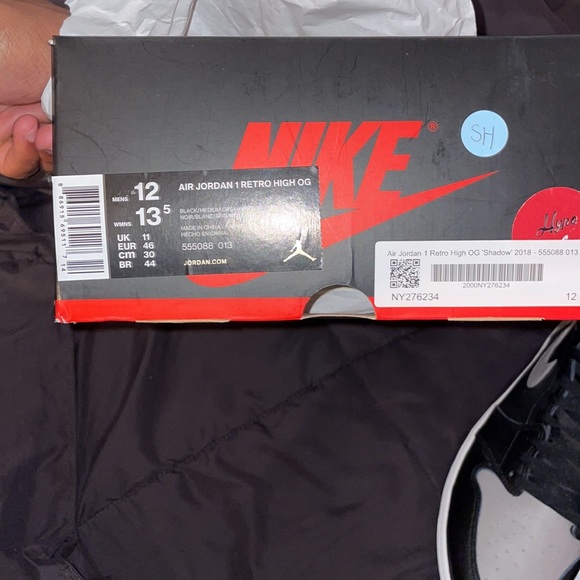 COPY - 2018 Jordan OG shadow 1 - Picture 4 of 4
